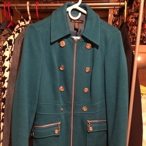 Teal Peacoat